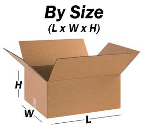 15x11x6.5 200lb Corrugated Box